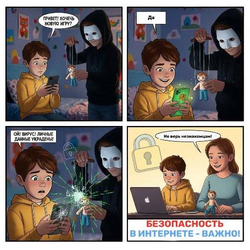 Мошенники и несовершеннолетние